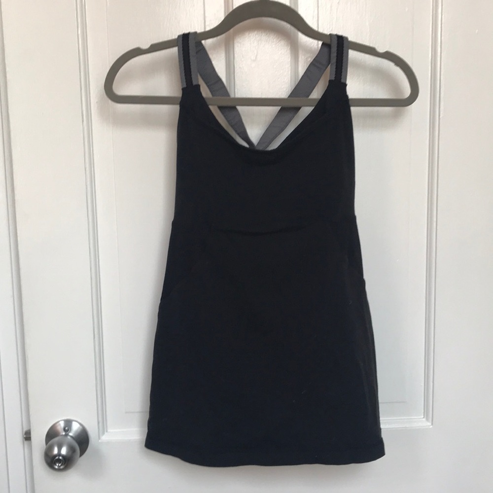 Lululemon Black & Grey Tank